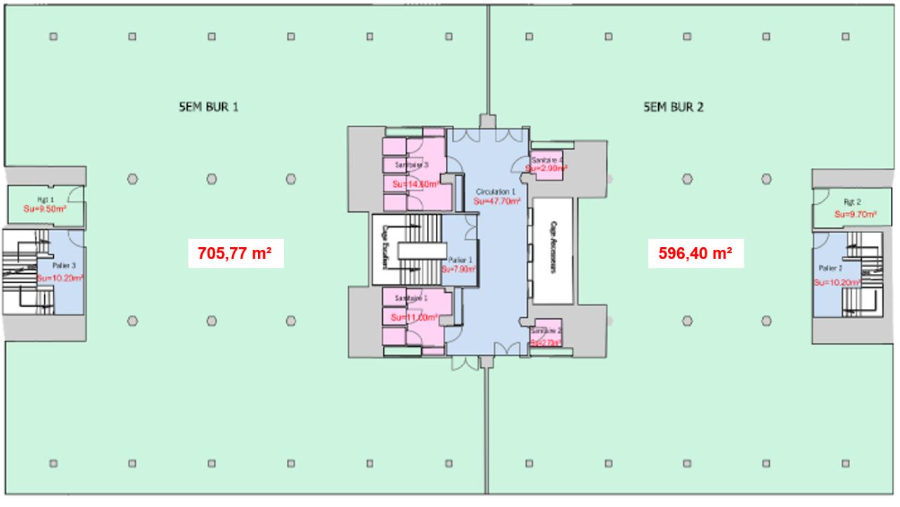 Bureau Lyon 3786m² Location bureau Lyon Rhône OLBUR2207741 5